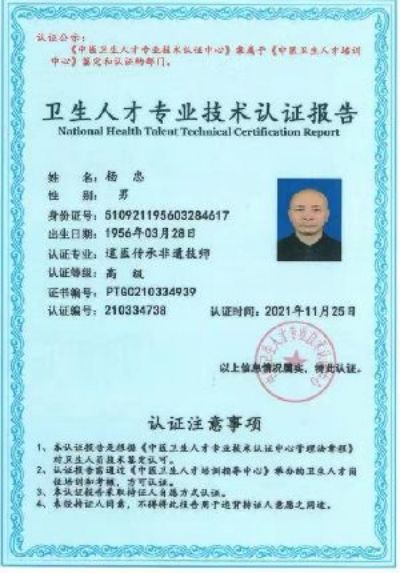 国医百科官网特别报道  中华道医脉络学现代疗法传承人——杨忠